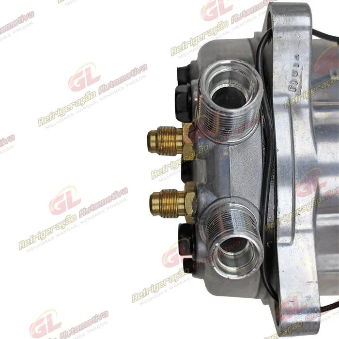 Compressor Modelo AA5H14AA 8 Orelhas - 12 Volts Polia 6pk 119mm Universal R134a — foto 8