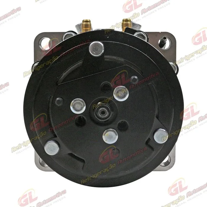 Compressor Modelo 5H09/SE505 8 Orelhas Máquina Caterpillar Mini Carregadeira 299D/ 242D3 - 12 Volts Polia 2A 125mm R134a OEM: 345-4547/ 509-3958 — foto 3