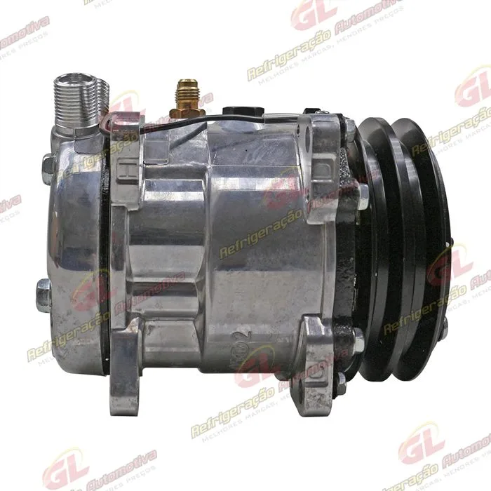 Compressor Modelo 5H09/SE505 8 Orelhas Máquina Caterpillar Mini Carregadeira 299D/ 242D3 - 12 Volts Polia 2A 125mm R134a OEM: 345-4547/ 509-3958 — foto 5