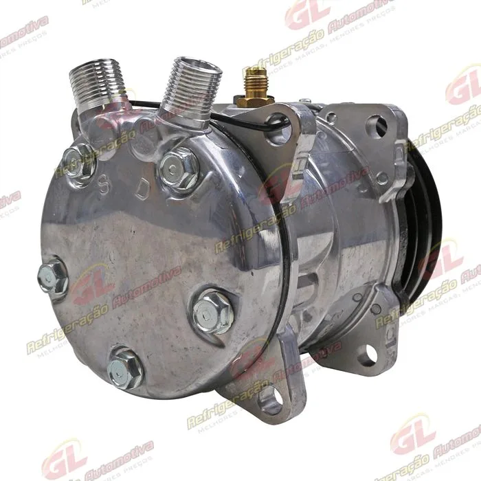 Compressor Modelo 5H09/SE505 8 Orelhas Máquina Caterpillar Mini Carregadeira 299D/ 242D3 - 12 Volts Polia 2A 125mm R134a OEM: 345-4547/ 509-3958 — foto 6