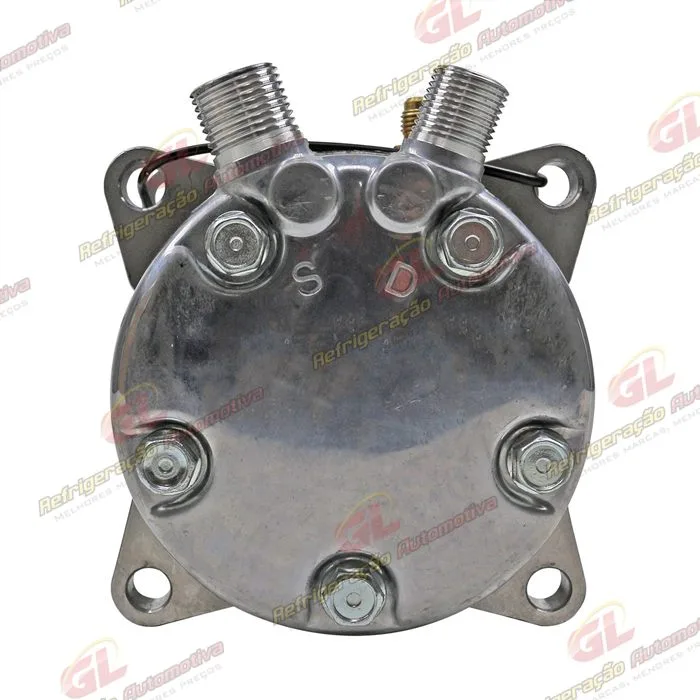 Compressor Modelo 5H09/SE505 8 Orelhas Máquina Caterpillar Mini Carregadeira 299D/ 242D3 - 12 Volts Polia 2A 125mm R134a OEM: 345-4547/ 509-3958 — foto 7