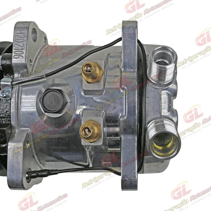 Compressor Modelo 5H09/SE505 8 Orelhas Máquina Caterpillar Mini Carregadeira 299D/ 242D3 - 12 Volts Polia 2A 125mm R134a OEM: 345-4547/ 509-3958 — foto 9