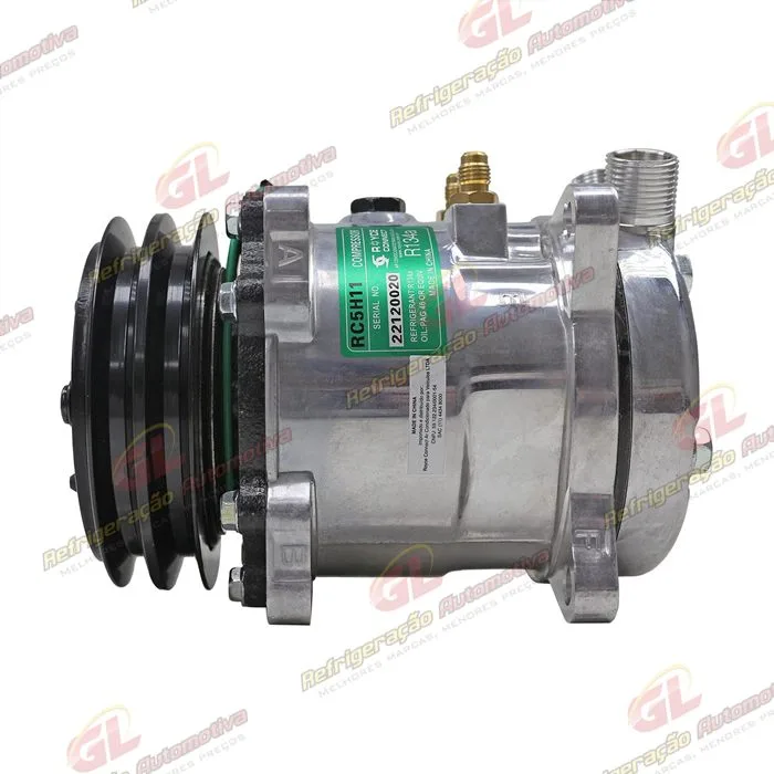 Compressor Modelo SE507 5H11 8 Orelhas - 24 Volts Polia 2A 125mm R134a