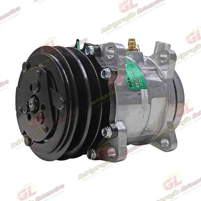 Compressor Modelo SE507 5H11 8 Orelhas - 24 Volts Polia 2A 125mm R134a — foto 2