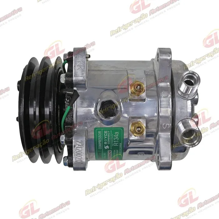 Compressor Modelo SE507 5H11 8 Orelhas - 24 Volts Polia 2A 125mm R134a — foto 6