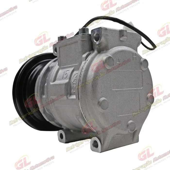 Compressor Modelo Denso 10PA15C Mitsubishi Pajero/ Montero 1988 Até 1994 - 12 Volts Polia Canal 1A 144mm — foto 2
