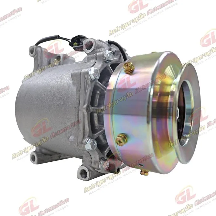 Compressor Mitsubishi Pajero Modelo Sport 4WD SE / MSC105C 1G 1997 Até 2004 3.0L / 3.5L - 12 Volts Polia Canal 1A 93mm — foto 3