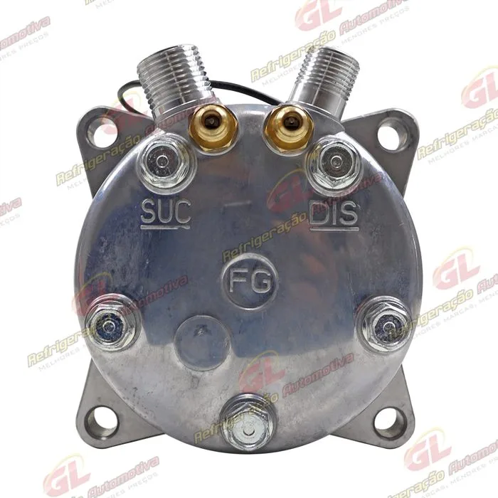 Compressor Modelo 5H14 8 Orelhas - 12 Volts Polia 8pk 123mm Universal R134a — foto 5
