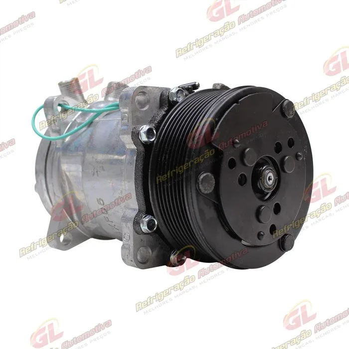 Compressor Modelo AA5H14AA 8 Orelhas - 24 Volts Polia 8pk 121mm Universal R134a — foto 4