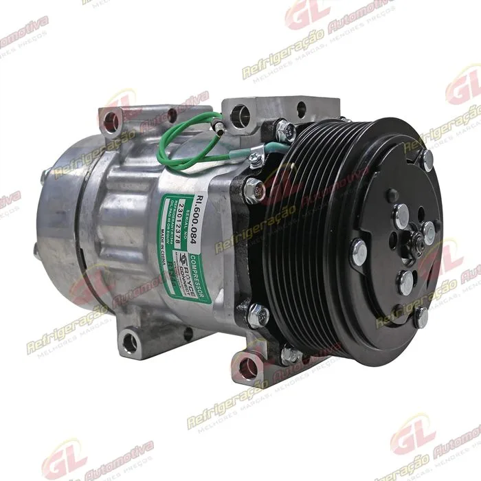 Compressor Modelo BB7H15BB 7980 Caminhão Scania >2007 - 24 Volts 8pk 119mm OEM: 1412263 — foto 3