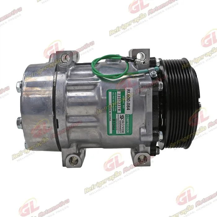 Compressor Modelo BB7H15BB 7980 Caminhão Scania >2007 - 24 Volts 8pk 119mm OEM: 1412263 — foto 4