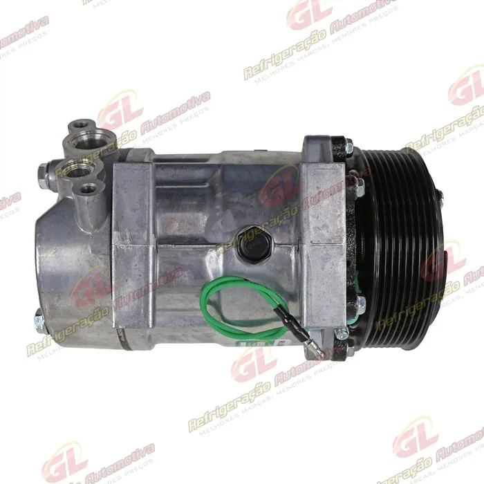 Compressor Modelo BB7H15BB 7980 Caminhão Scania >2007 - 24 Volts 8pk 119mm OEM: 1412263 — foto 6