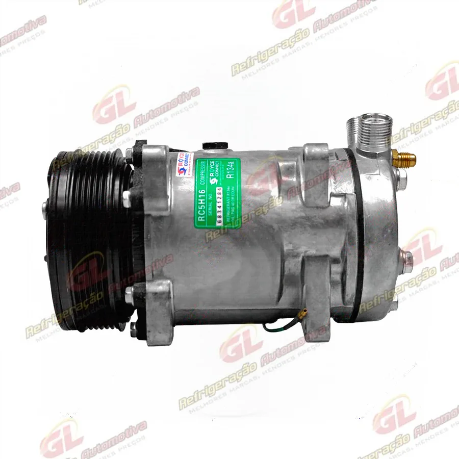 Compressor Modelo SE510 / 5H16 - 24 Volts Polia 6pk 120mm R134a