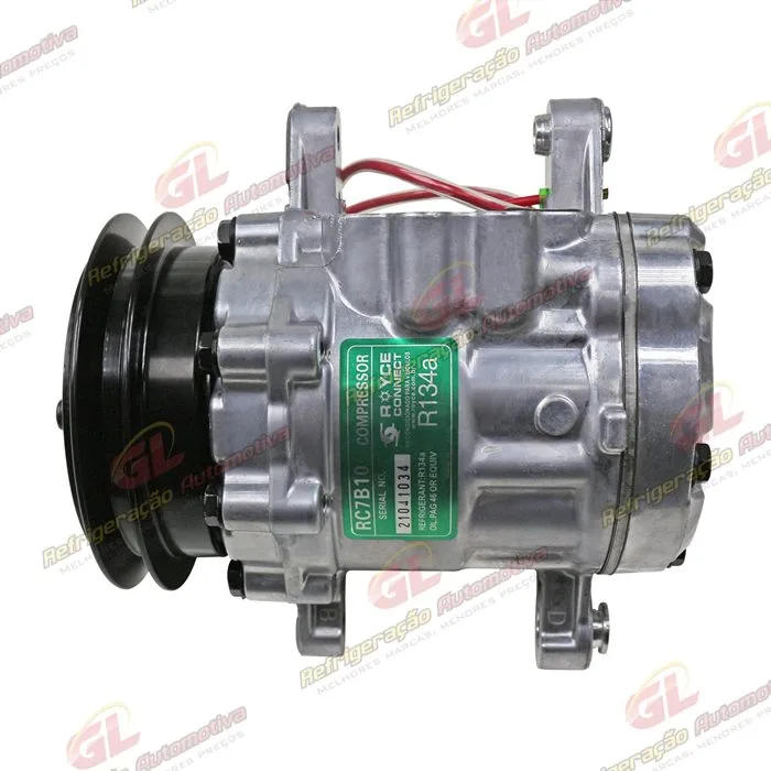 Compressor Modelo 7B10 - 12 Volts Polia Canal 1A 115 mm R134a