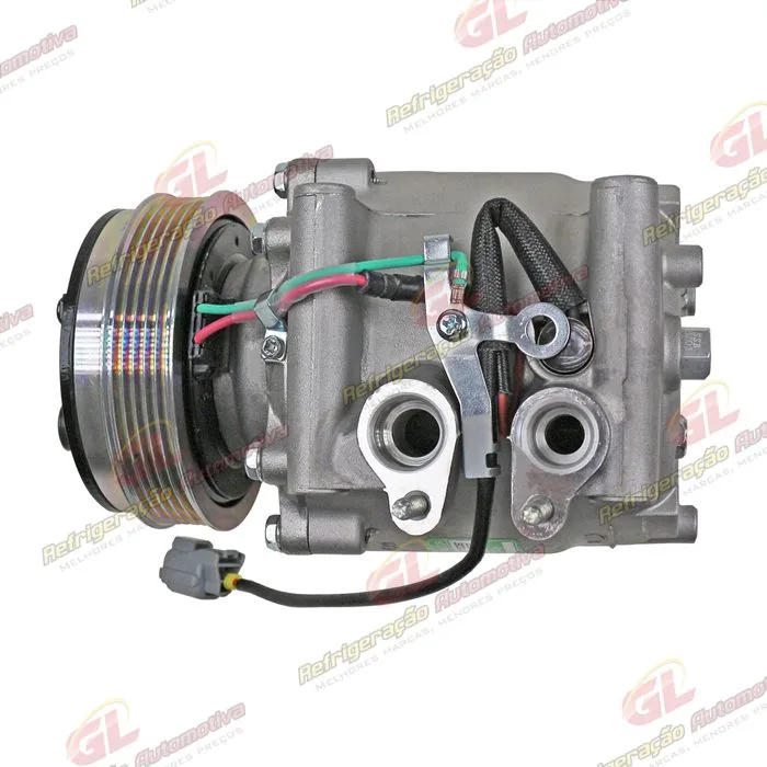Compressor Modelo TRSA09 Honda Fit 2004 Até 2007 - 12 Volts Polia 5pk 110mm — foto 8