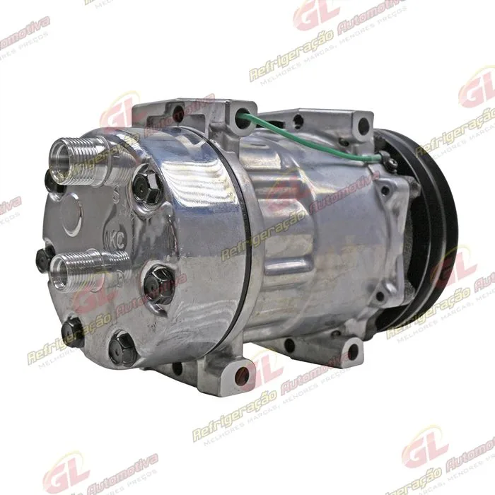 Compressor Modelo AA7H15AA Parafuso Passante Descarga e Sucção Traseira O´ring - 24 Volts Polia 2A 132mm — foto 6