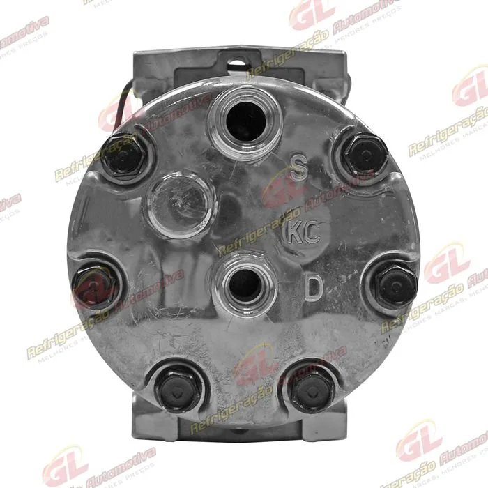 Compressor Modelo AA7H15AA Parafuso Passante Descarga e Sucção Traseira O´ring - 24 Volts Polia 2A 132mm — foto 7