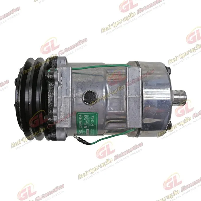 Compressor Modelo AA7H15AA Parafuso Passante Descarga e Sucção Traseira O´ring - 24 Volts Polia 2A 132mm — foto 8