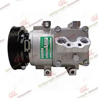 Compressor Modelo Visteon HS15 FOMOCO Ford EcoSport Motor 2.0 2005> - 12 Volts Polia 6Pk 131mm OEM: 5N15-19D629-BA / F500-LN4CA-01