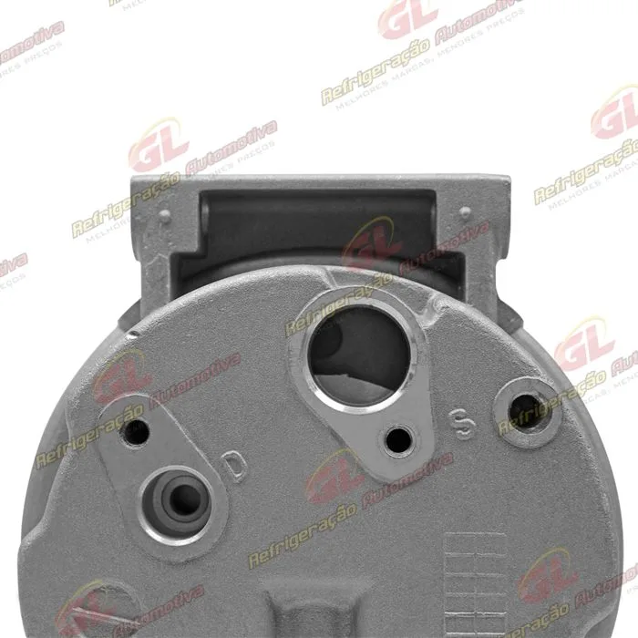 Compressor V5 Renault Scenic/ Megane 2001 Até 2006 1.6 16v. equipado somente c/compr. Korea 7700103536 importado China - 12 Volts Polia 6pk 125mm — foto 8