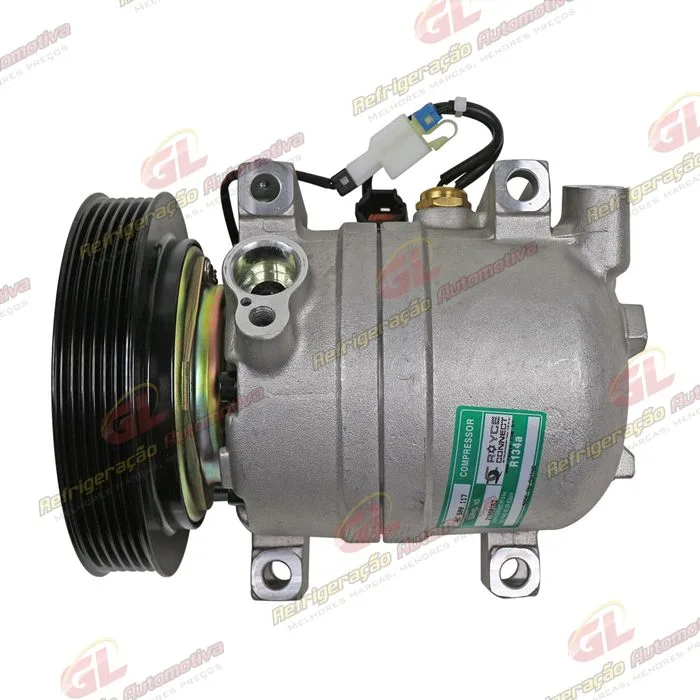Compressor Zexel Nissan Frontier / X-Terra Motor 2.8 Até 2007 - 12 Volts Polia 6pk 143mm