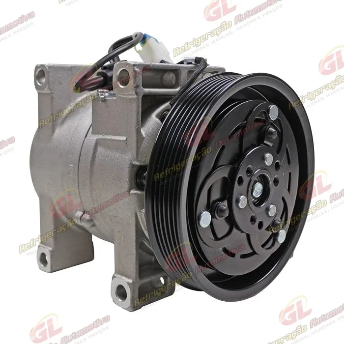 Compressor Zexel Nissan Frontier / X-Terra Motor 2.8 Até 2007 - 12 Volts Polia 6pk 143mm — foto 4