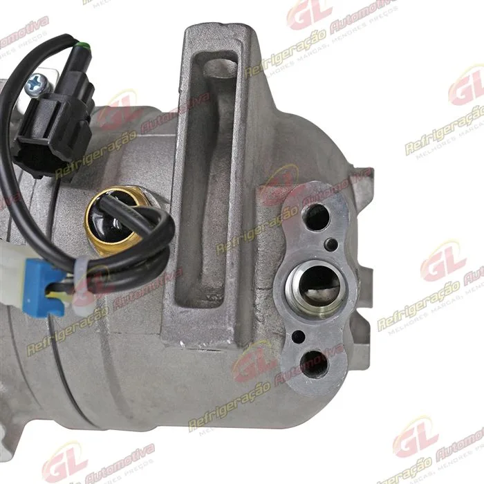 Compressor Zexel Nissan Frontier / X-Terra Motor 2.8 Até 2007 - 12 Volts Polia 6pk 143mm — foto 9