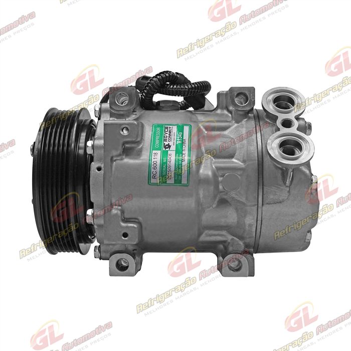Compressor Sanden SD7V16 Citroën Picasso 2.0 2003> - 12 Volts Polia 6pk 123mm OEM: 6453KT / 1267
