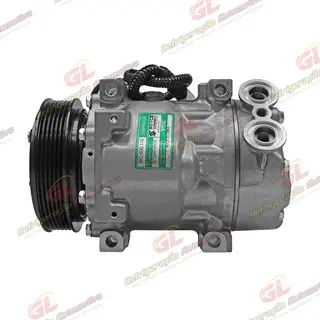 Compressor Sanden SD7V16 Citroën Picasso 2.0 2003> - 12 Volts Polia 6pk 123mm OEM: 6453KT / 1267