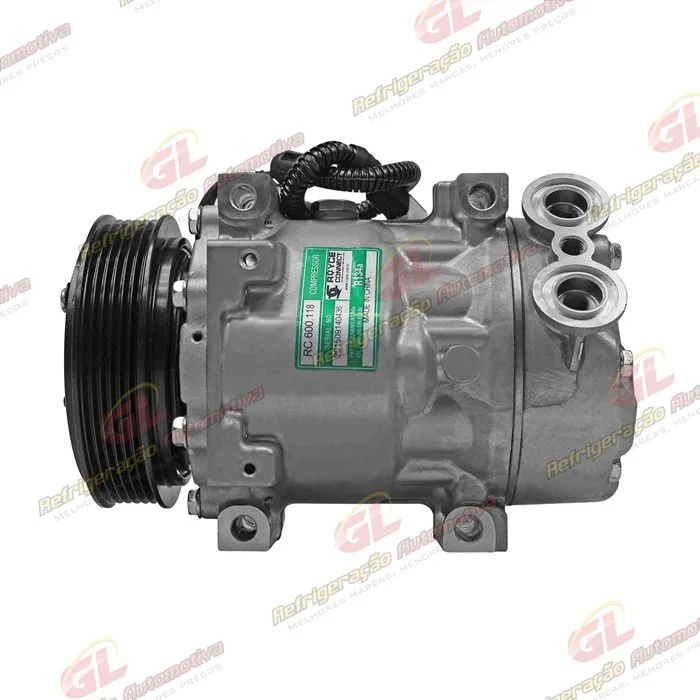 Compressor Sanden SD7V16 Citroën Picasso 2.0 2003> - 12 Volts Polia 6pk 123mm OEM: 6453KT / 1267