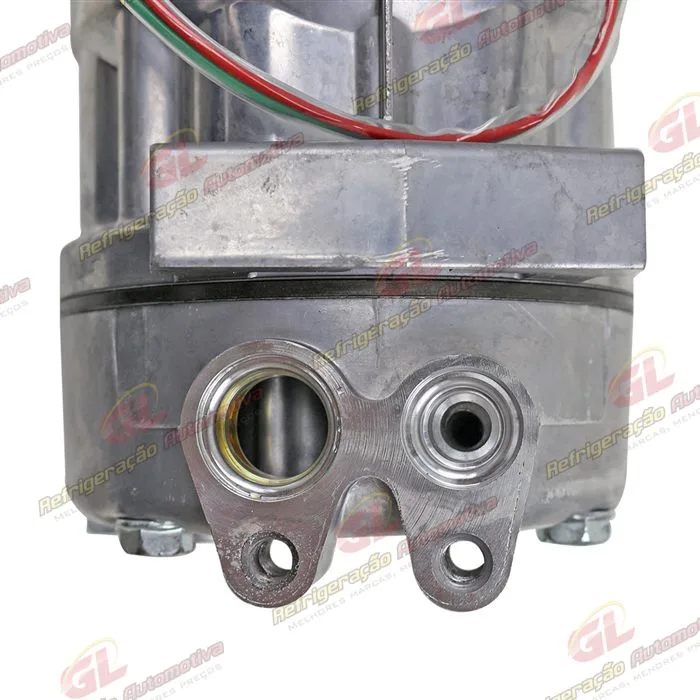 Compressor Modelo AA7H15AA 8290 Caminhão Scania Tração 8x4 2008 Até 2011 Série 5 PGR - 24 Volts Polia 8pk 120mm OEM: 1888033/ 1853081 — foto 7
