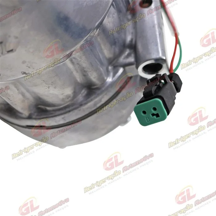 Compressor Modelo AA7H15AA 8290 Caminhão Scania Tração 8x4 2008 Até 2011 Série 5 PGR - 24 Volts Polia 8pk 120mm OEM: 1888033/ 1853081 — foto 8