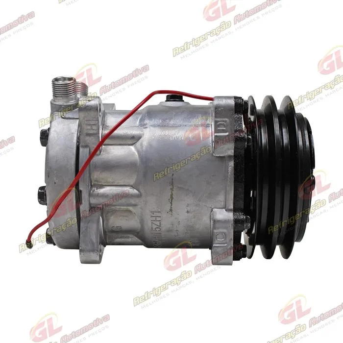 Compressor SANDEN AA7H15AA Original 4664 Trator Uniport 2011> 8 Orelhas - 12 Volts Polia 2A 132mm OEM: 6218551 — foto 5