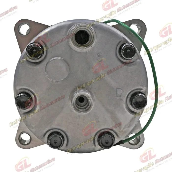 Compressor SANDEN Original 175cc 4742 AA7H15AA 8 Orelhas Descarga e Sucção Traseira O´ring - 24 Volts Polia 2A 125mm — foto 7