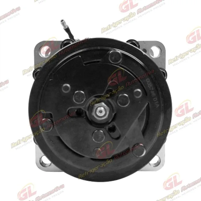 Compressor SANDEN 4765 AA7H15AA 8 Orelhas Descarga e Sucção Traseira O´ring - 24 Volts Polia 8pk 120 mm — foto 3