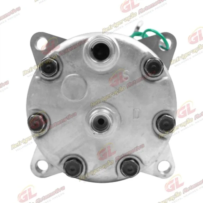 Compressor SANDEN 4765 AA7H15AA 8 Orelhas Descarga e Sucção Traseira O´ring - 24 Volts Polia 8pk 120 mm — foto 7