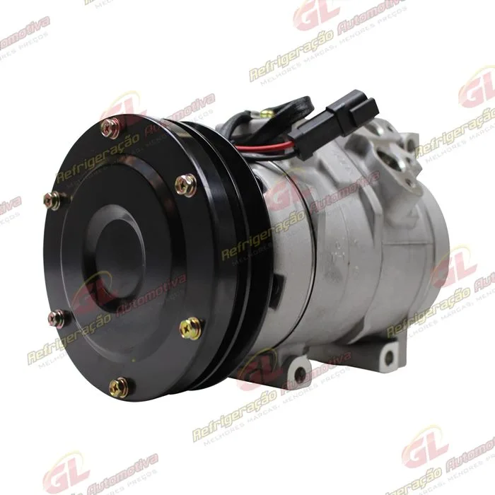 Compressor Modelo Denso 10S17C Máquina Caterpillar 310/320-BL - 24 Volts Polia Canal 1A 135mm OEM: 245-7781/ 176-1895/ 201-3837 — foto 2