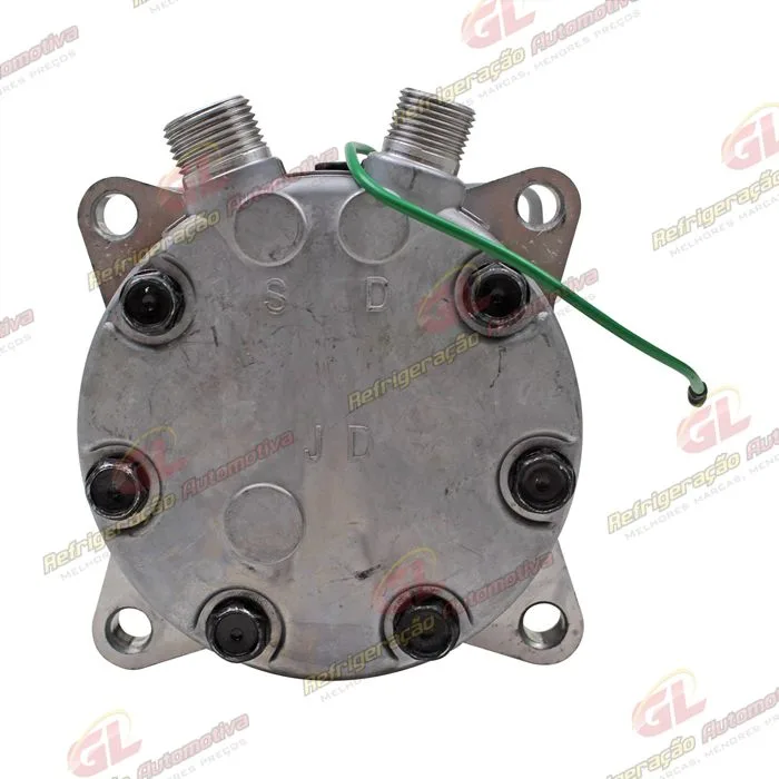 Compressor SANDEN Original 4741 AA7H15AA 8 Orelhas 200cc - 24 Volts Polia 2A 125mm — foto 7