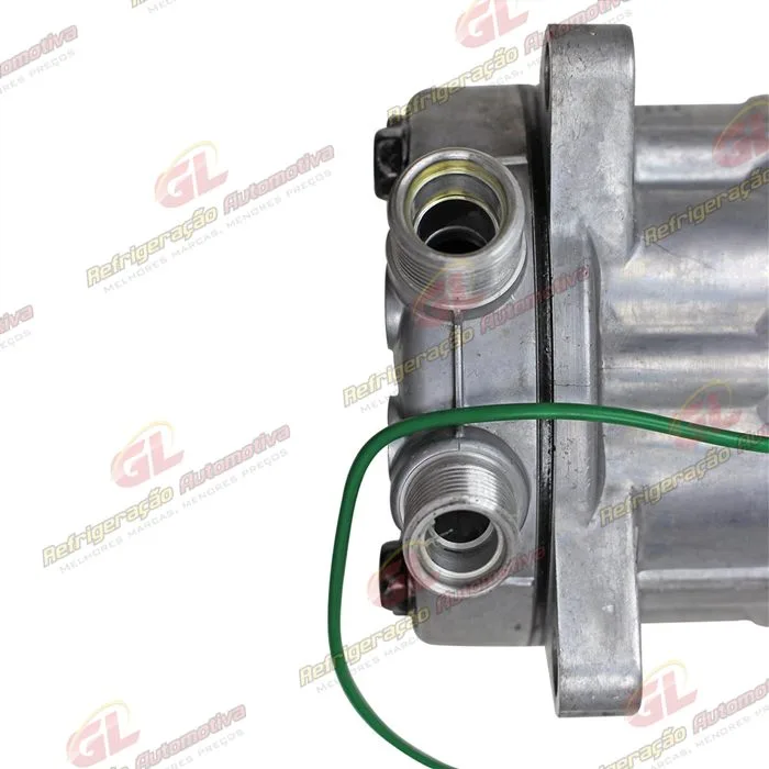 Compressor SANDEN Original 4741 AA7H15AA 8 Orelhas 200cc - 24 Volts Polia 2A 125mm — foto 8