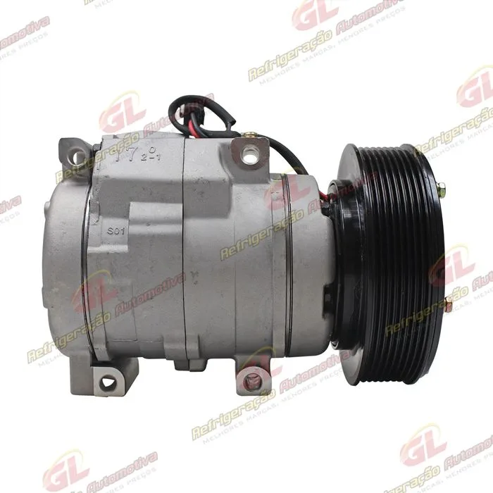 Compressor Modelo Denso 10S17C Máquina Caterpillar 336D/330CL - 24 Volts Polia 8pk 145mm - OEM: 305-0324/ 305-0325/ 259-7243/ 245-7779 — foto 5