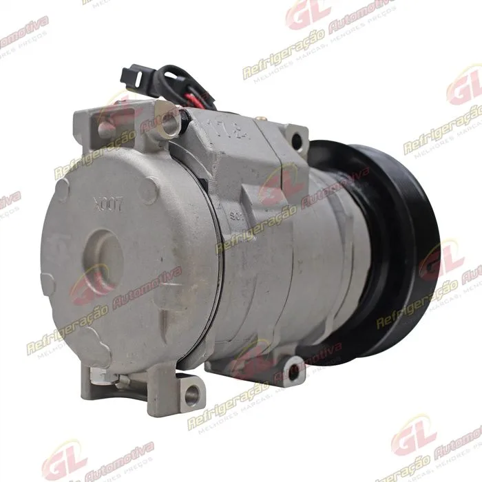 Compressor Modelo Denso 10S17C Máquina Caterpillar 336D/330CL - 24 Volts Polia 8pk 145mm - OEM: 305-0324/ 305-0325/ 259-7243/ 245-7779 — foto 6