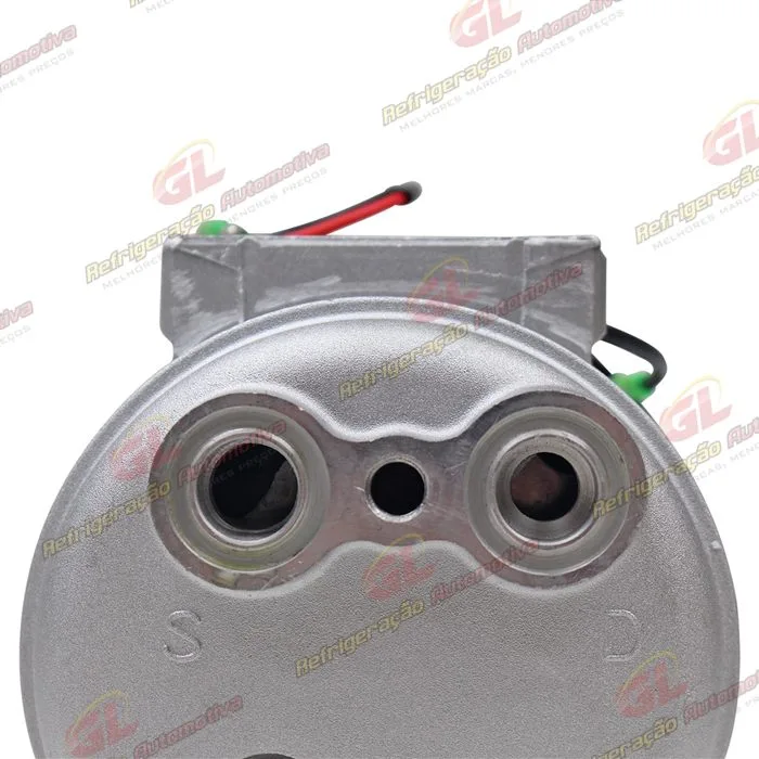 Compressor TM21 HPAD Retroescavadeira Caterpillar 416E - 12 Volts Polia 2A 145mm - OEM: 214-4302 — foto 8