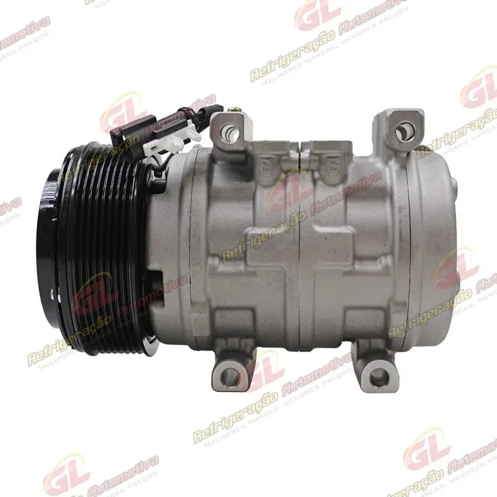 Compressor Modelo Denso 10P15 Ford F250/350/F4000 Motor Cummins - 12 Volts Polia 8pk 120mm