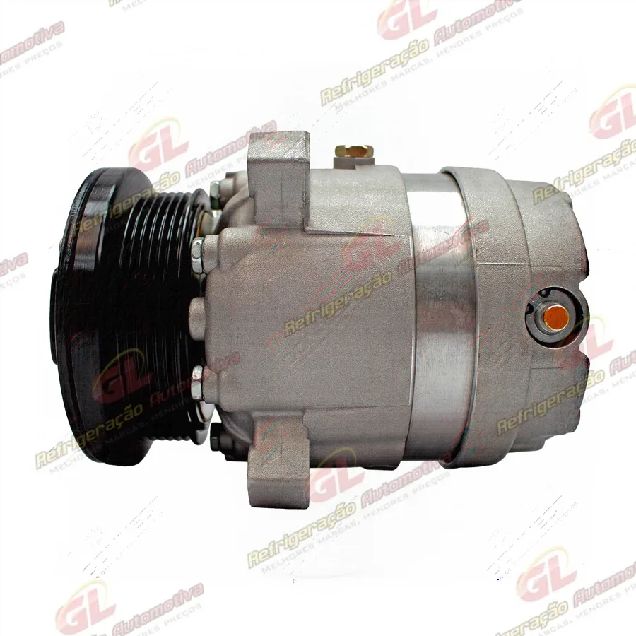 Compressor Modelo V5 Chevrolet Omega Motor 4.1 6c. 1995 Até 1998 R134a - 12 Volts Polia 6pk 106mm OEM: 1135502