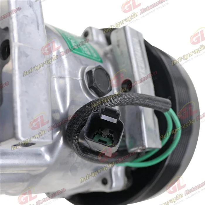 Compressor AA7H15AA Máquina Caterpillar 994/ 793D/ 16M - 24 Volts Polia 8pk 153mm Saída p/Pressostato - OEM: 183-5106/ 501-1179 — foto 7