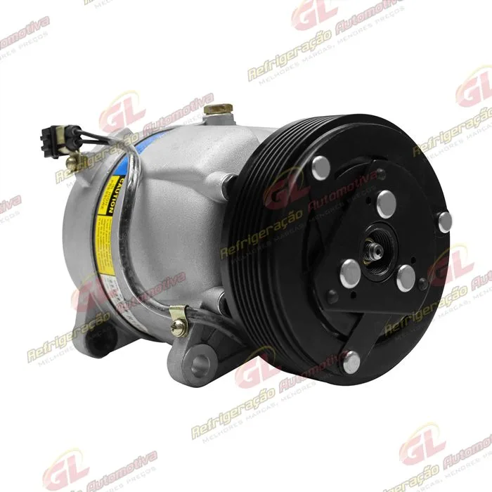 Compressor Modelo Harrison V5 Volkswagen Polo / Golf Até 1998 - 12 Volts Polia 6pk 130mm — foto 4