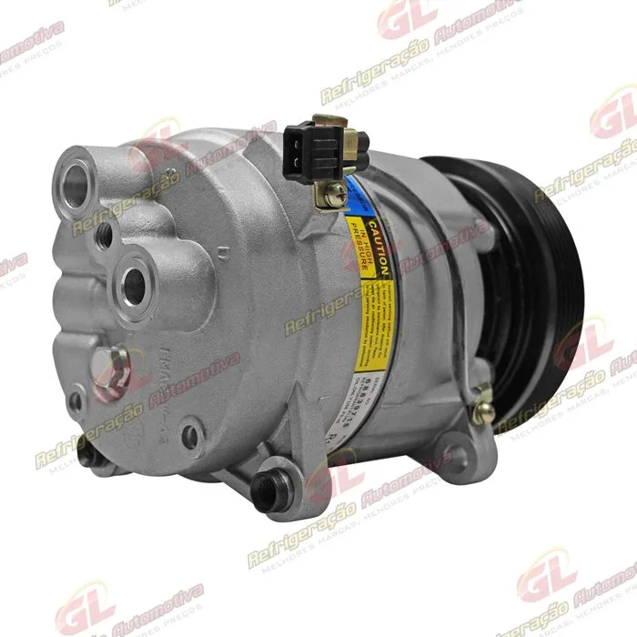 Compressor Modelo Harrison V5 Volkswagen Polo / Golf Até 1998 - 12 Volts Polia 6pk 130mm — foto 6