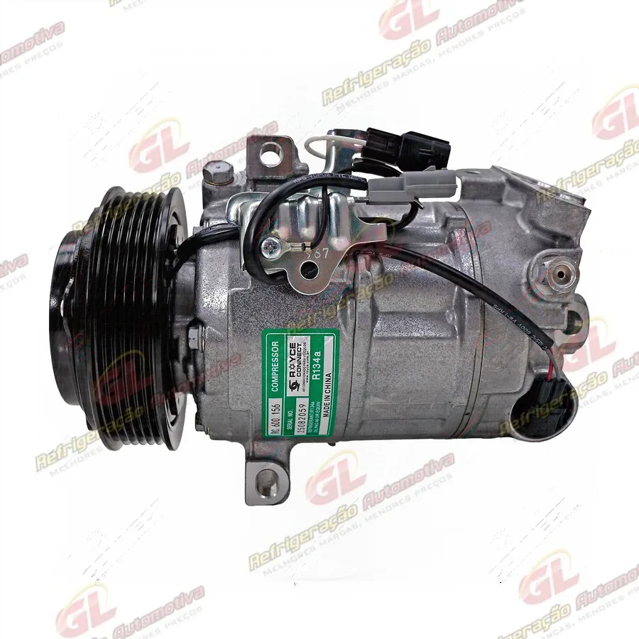 Compressor Modelo Sanden EPXC14 Nissan Sentra 2022> Motor 2.0 - 12 Volts Polia 6PK OEM: 9260006LX0A/ BU000A/ 1224112100