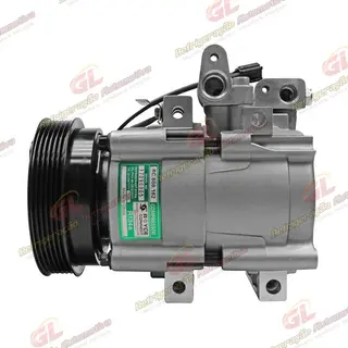 Compressor Modelo Halla Hyundai Santa Fé 2.0 8 Válvulas 2001 Até 2009 - 12 Volts Polia 6pk 118mm