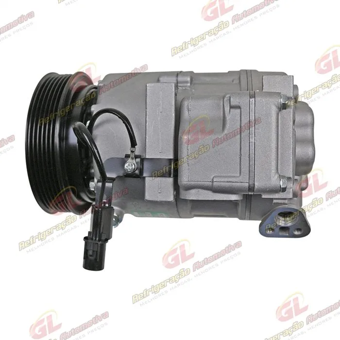 Compressor Modelo Halla Hyundai Vera Cruz 3.0 V6/ Santa Fé 2.7 12 Válvulas/ Azera/ Kia Sorento 2007 Até 2009 - 12 Volts Polia 6pk 124mm — foto 8